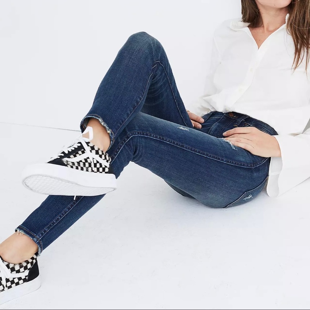 Madewell Skinny Jeans Distressed Edition